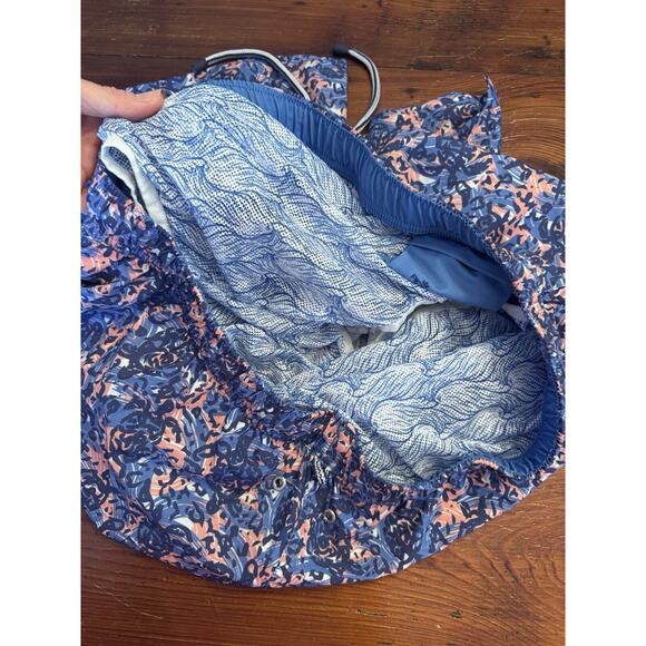 Peter Millar Men's Blue Turtle Tide Graphic Print 8" Swim Trunks Drawstring XL - Picture 15 of 15